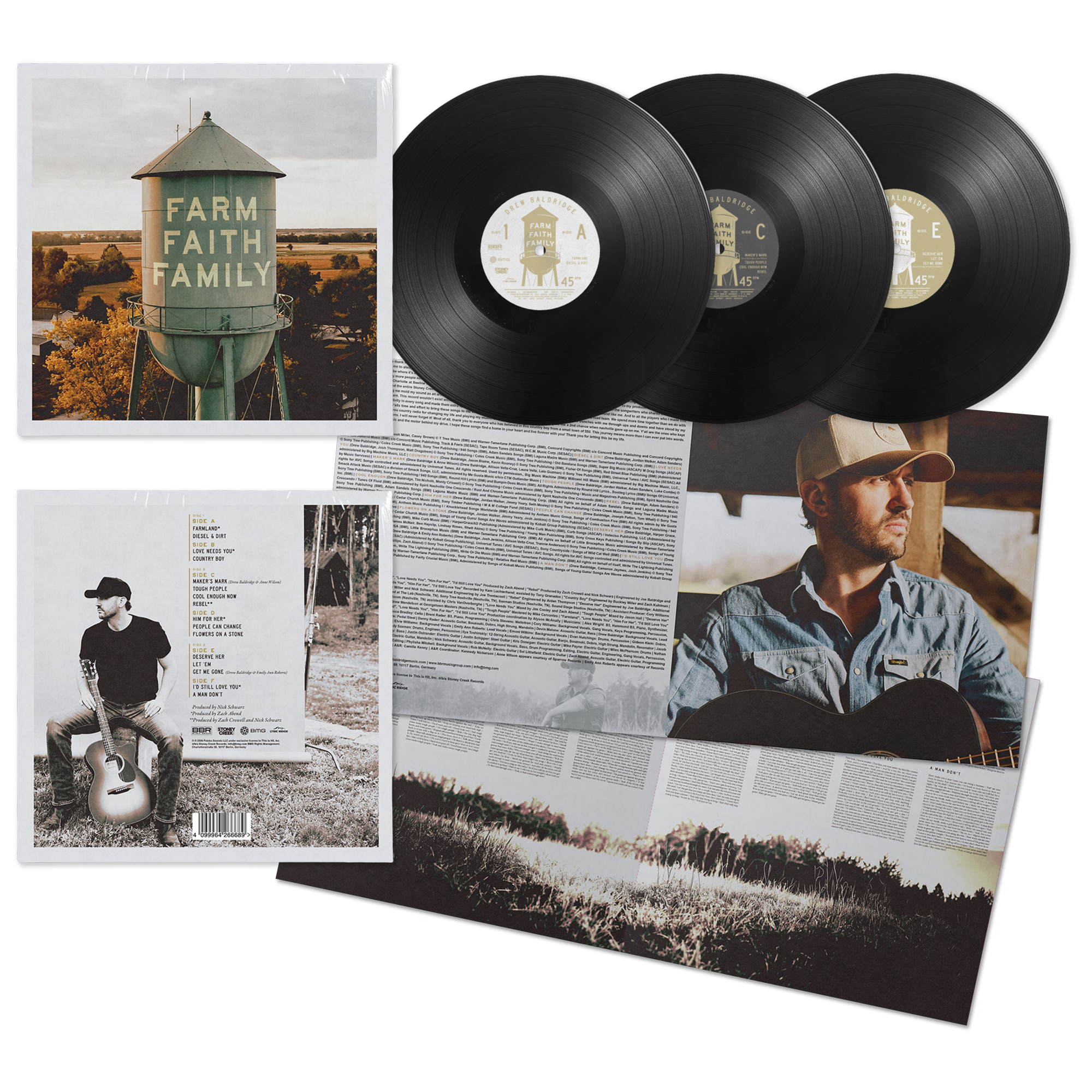 FARM FAITH FAMILY SIGNED VINYL - Exclusive Pre-Order