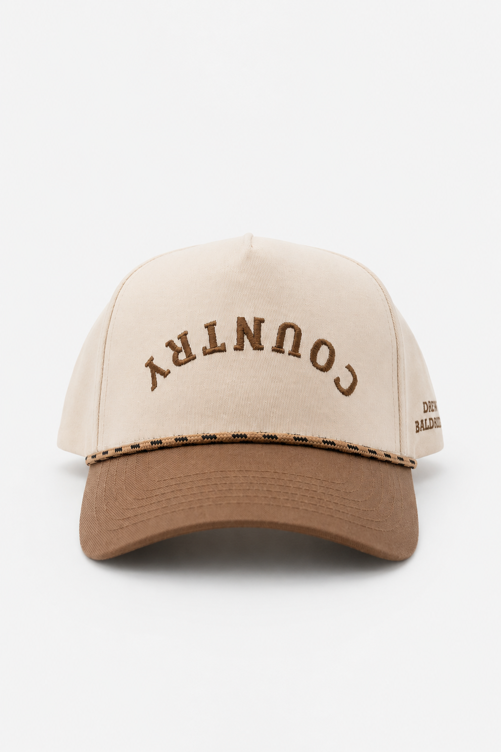 Drew Baldridge White/Brown Country Ballcap