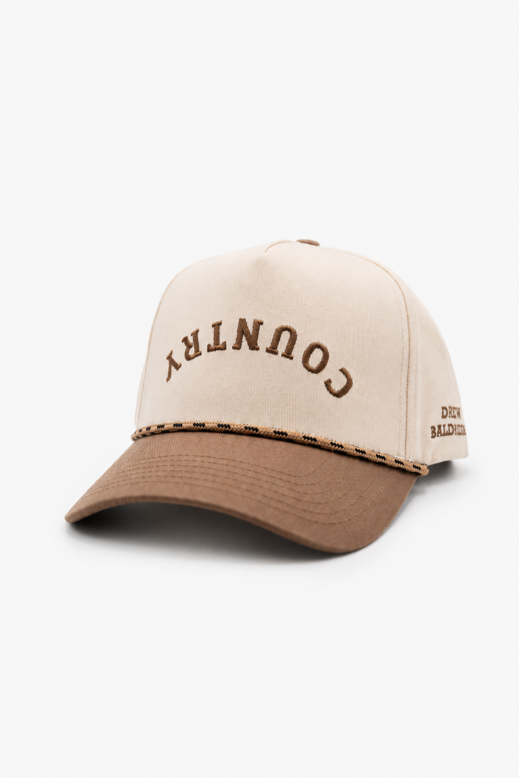Drew Baldridge White/Brown Country Ballcap
