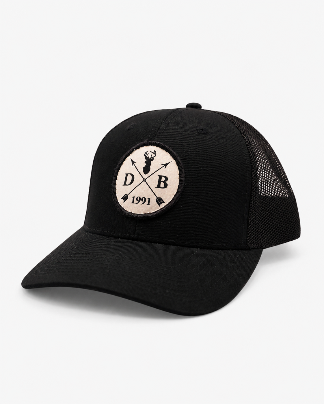 Black Patch Ballcap
