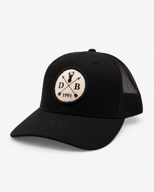 Black Patch Ballcap