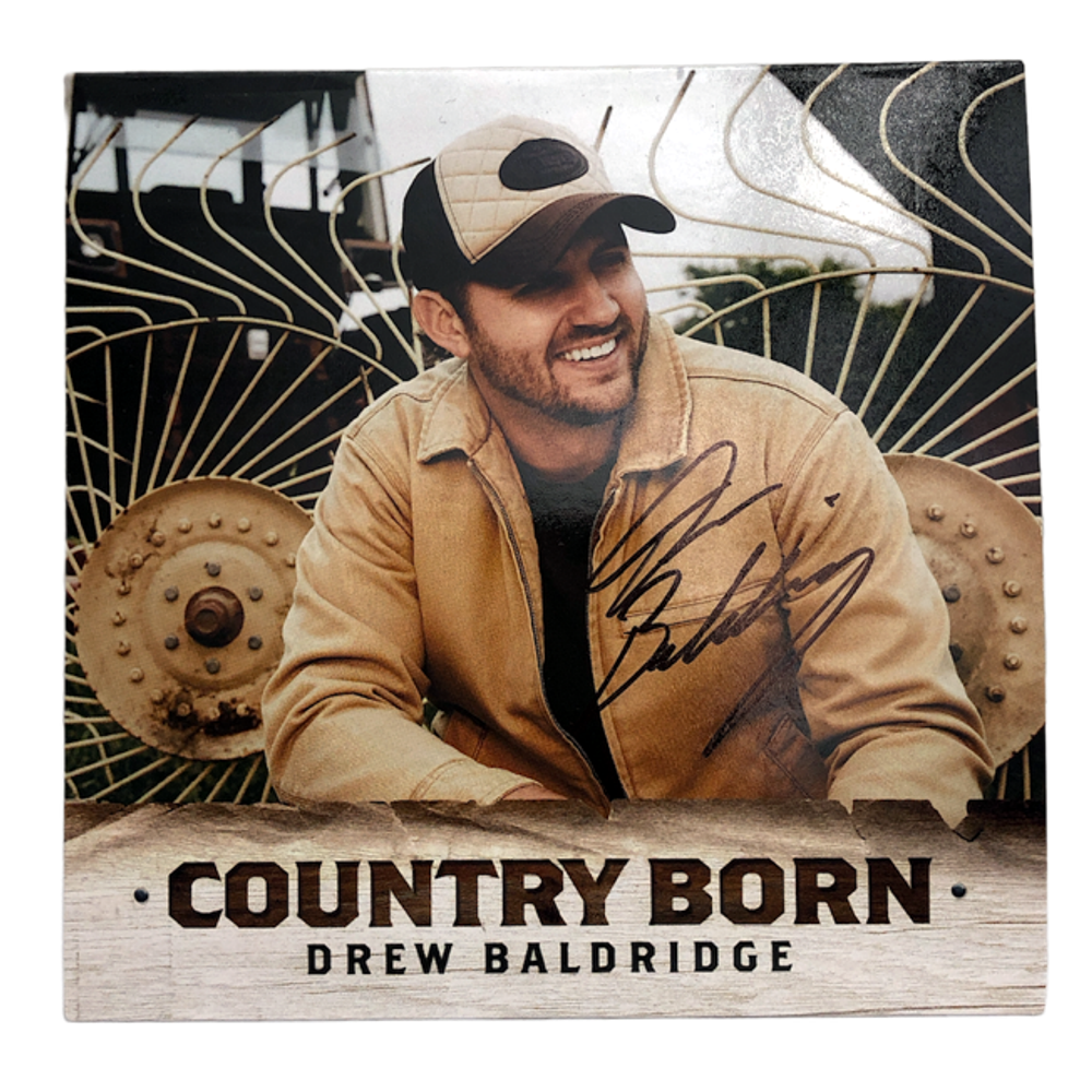 Country Born SIGNED CD – Drew Baldridge