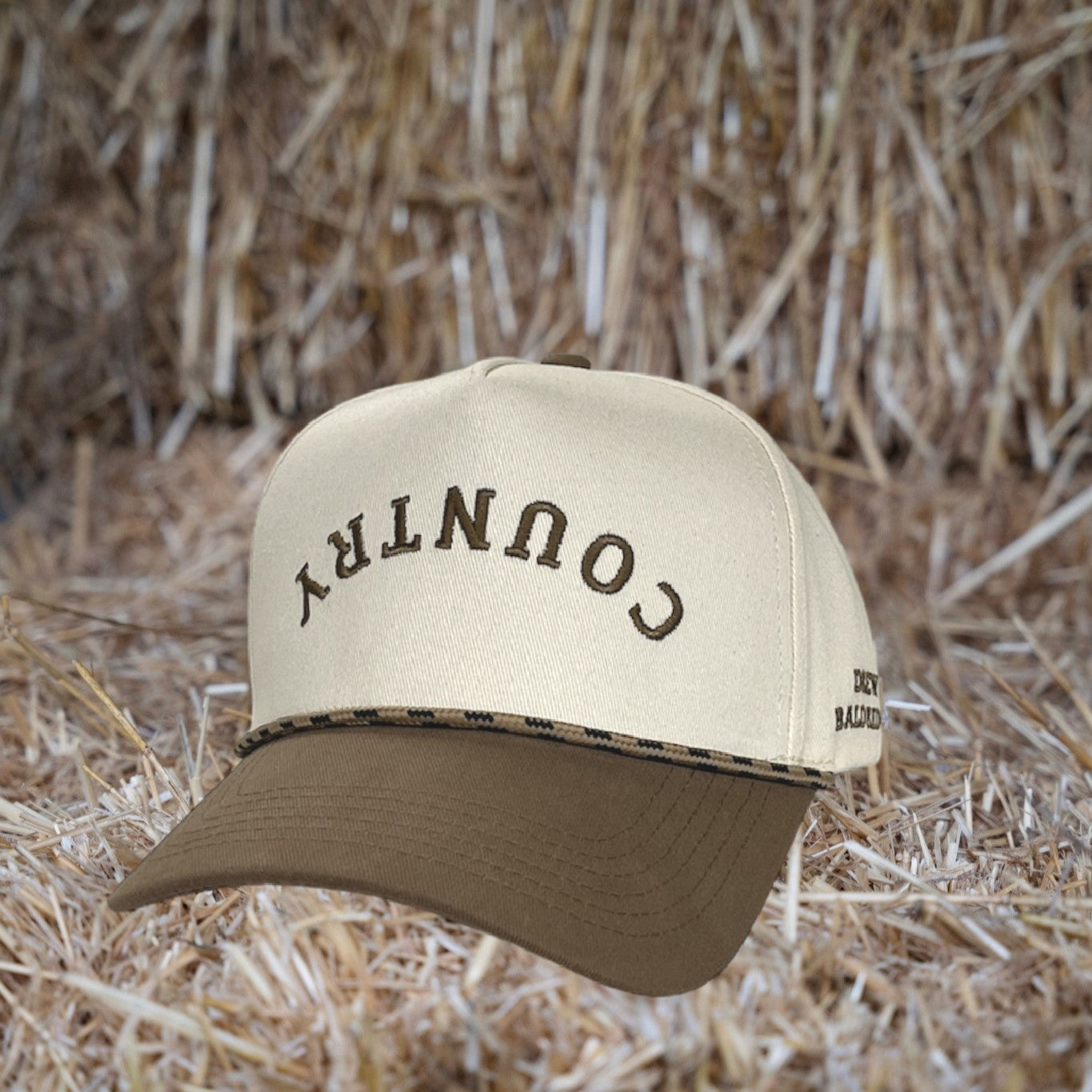 Drew Baldridge White/Brown Country Ballcap