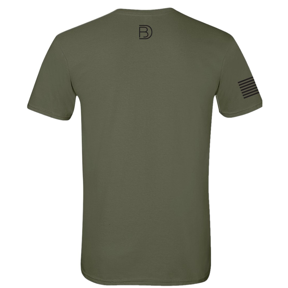 Country Born Military Green Tee