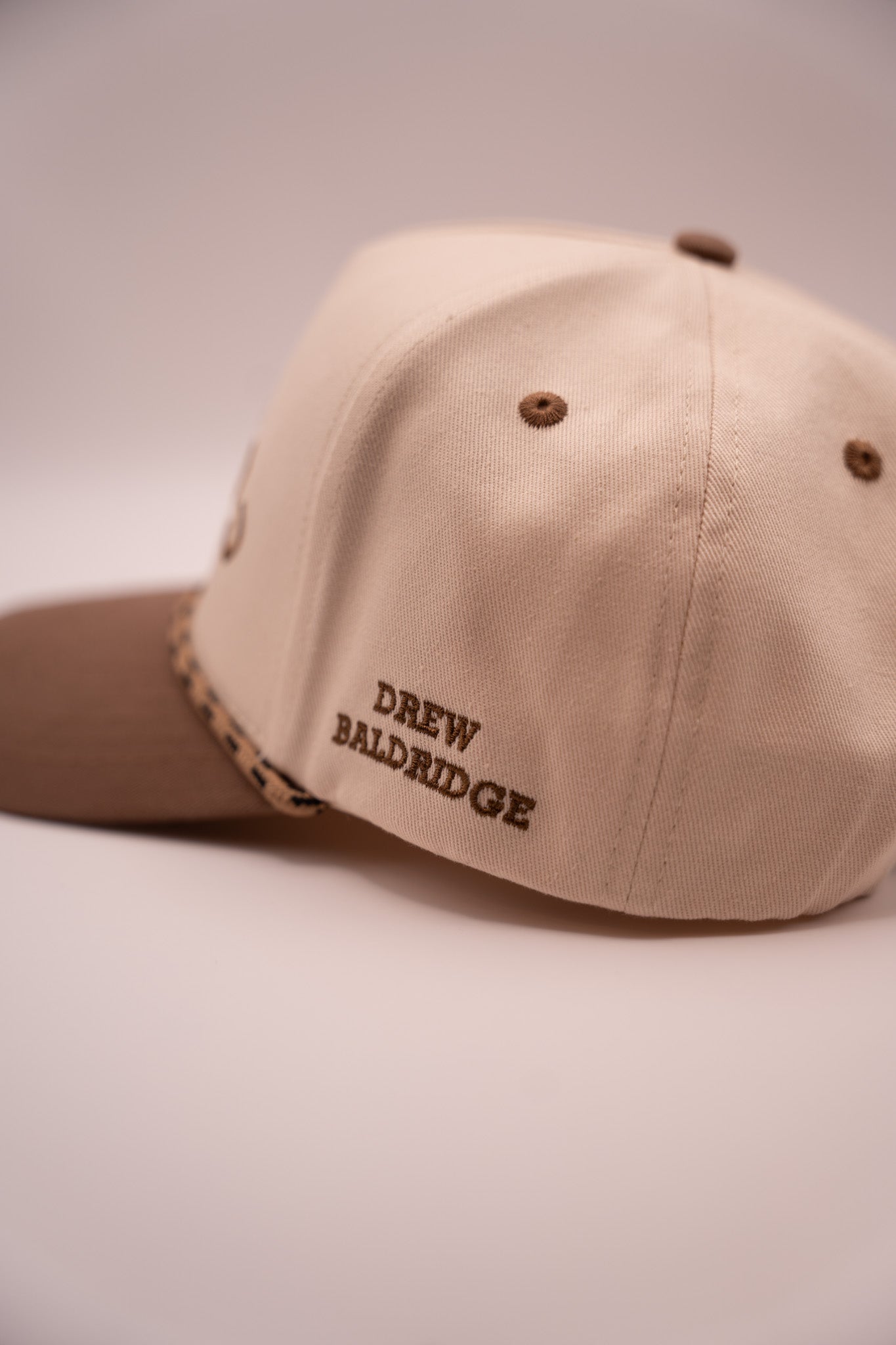 Drew Baldridge White/Brown Country Ballcap