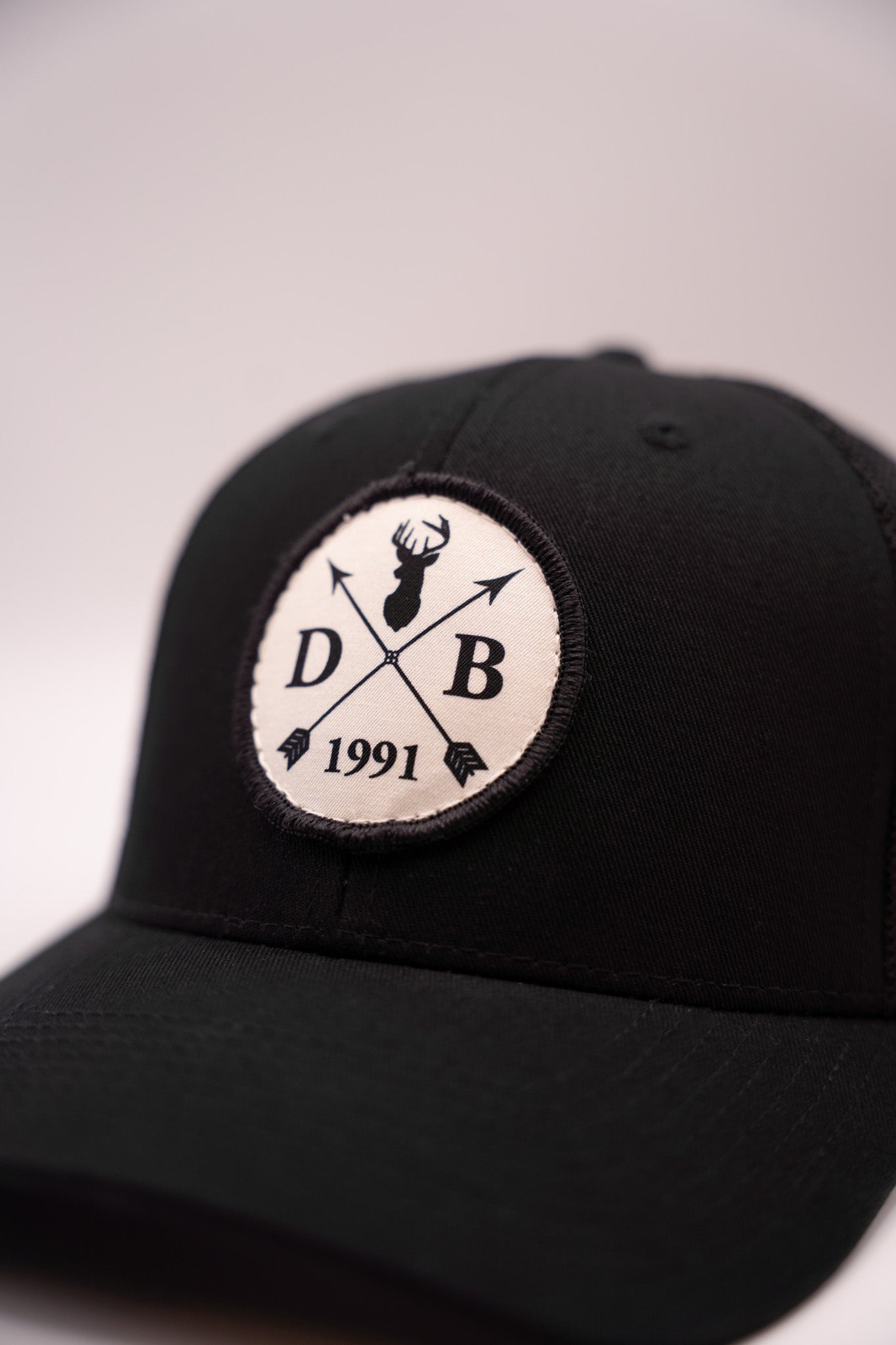 Black Patch Ballcap
