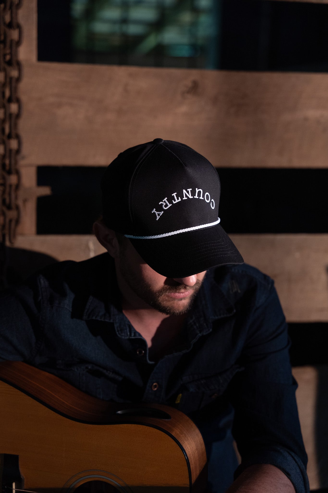 Country Black Ballcap