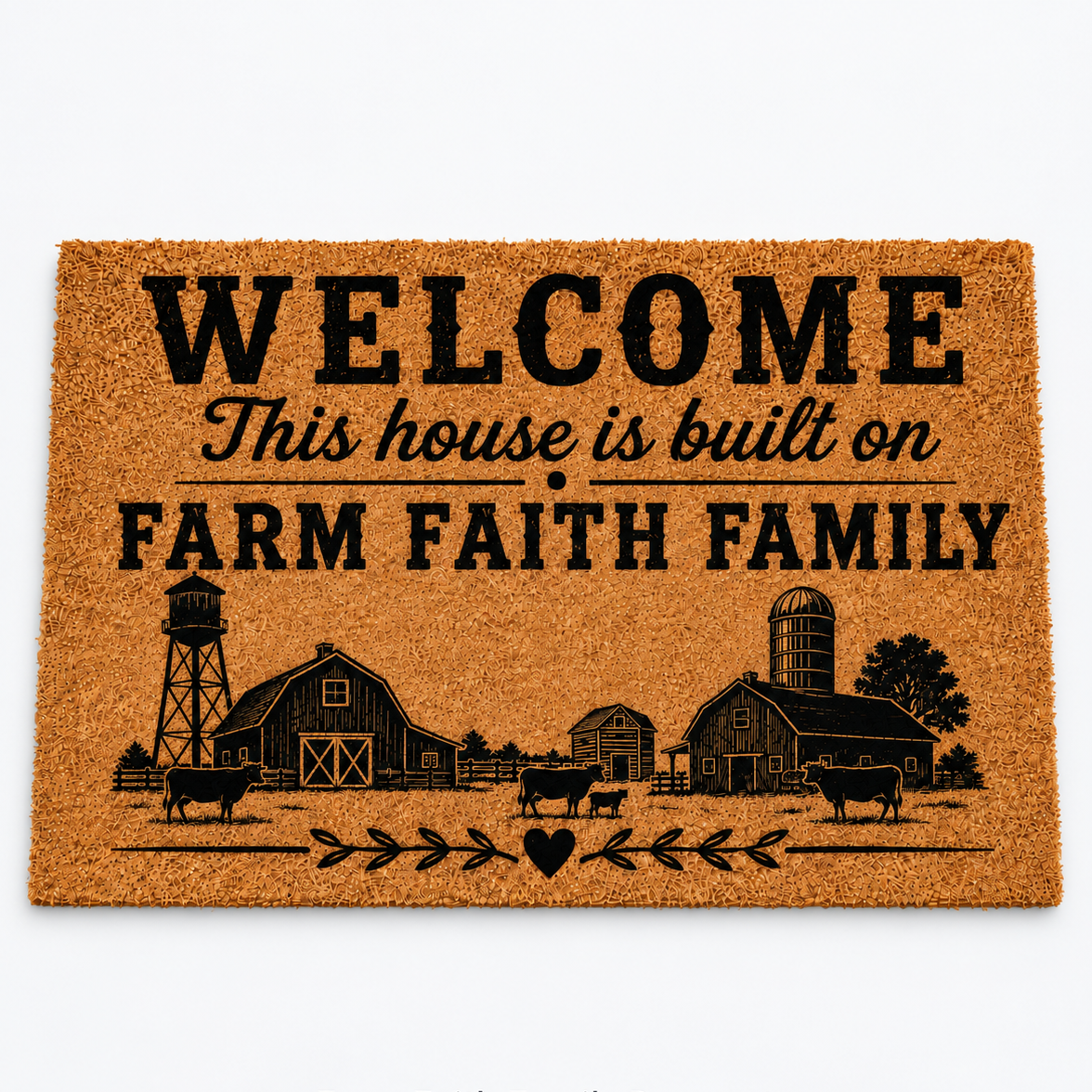Farm Faith Family Door Mats