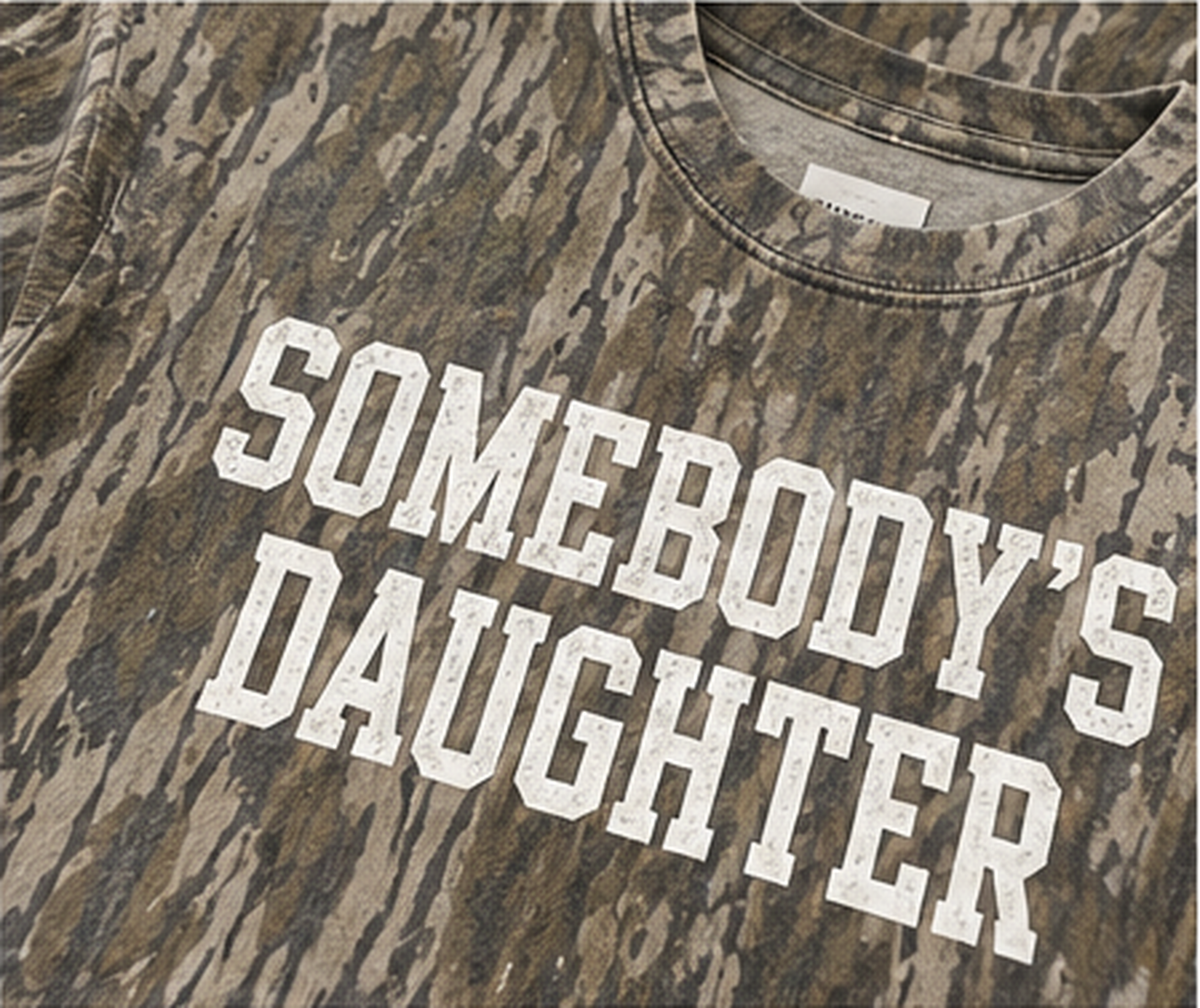 Somebody's Daughter Mossy Oak Camo